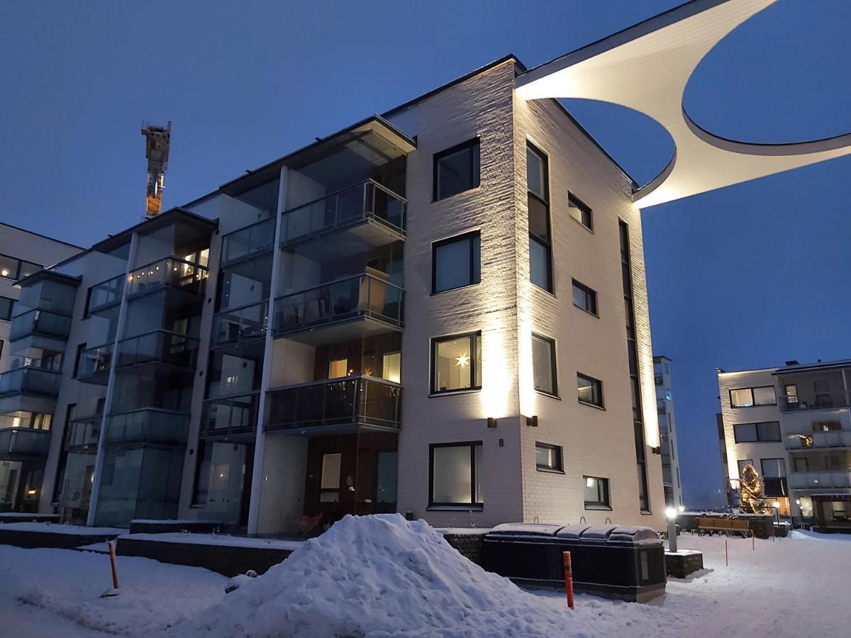 Aurora Haven Rovaniemi Modern Dt Apartment -Self Check-In & Free Wifi- Ngoại thất bức ảnh